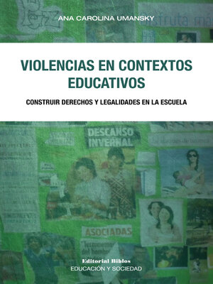 cover image of Violencias en contextos educativos